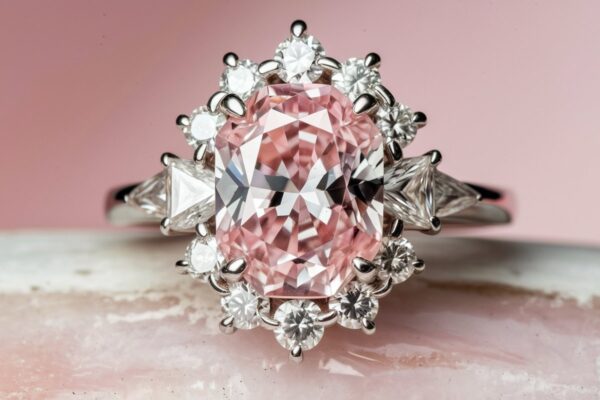 Pink Engagement Ring