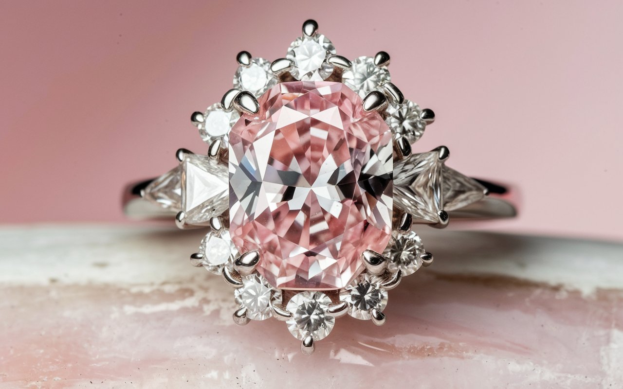 Pink Engagement Ring