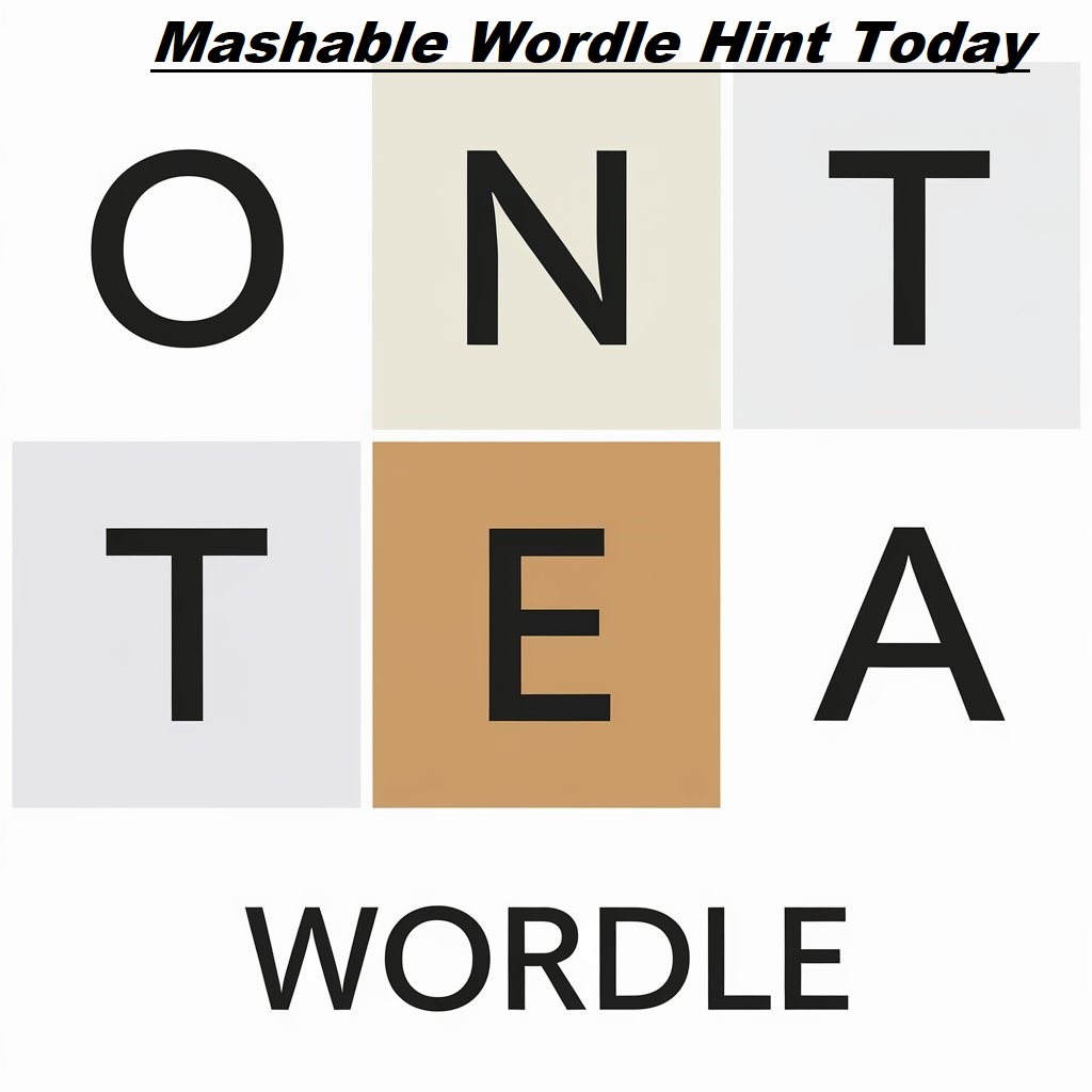 Mashable Wordle Hint Today