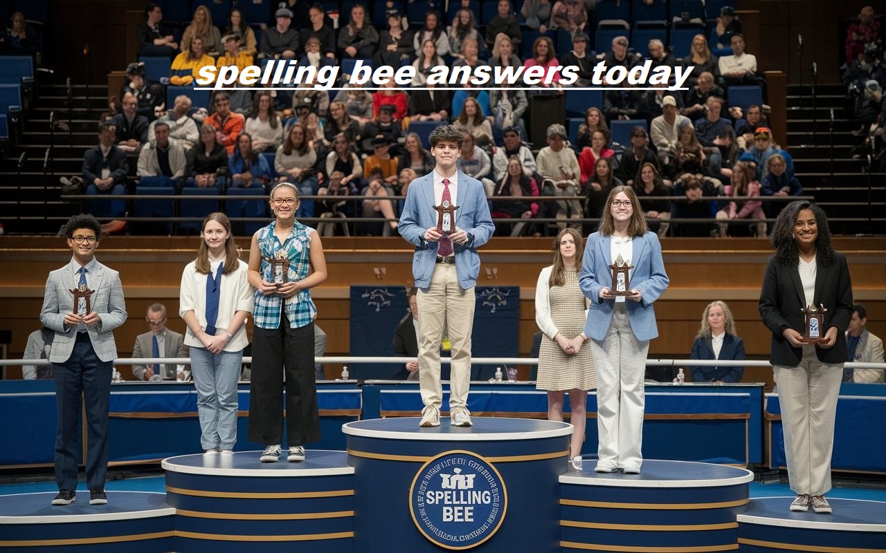 spelling bee answers today