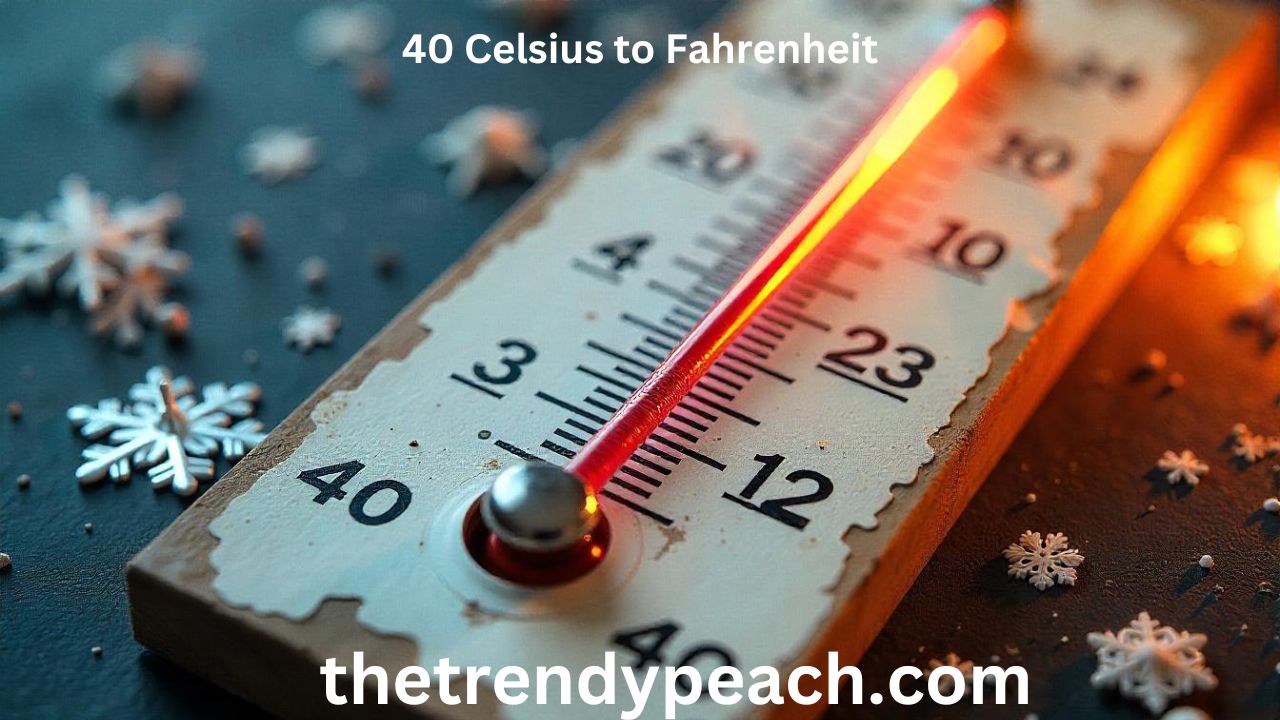 40 Celsius to Fahrenheit