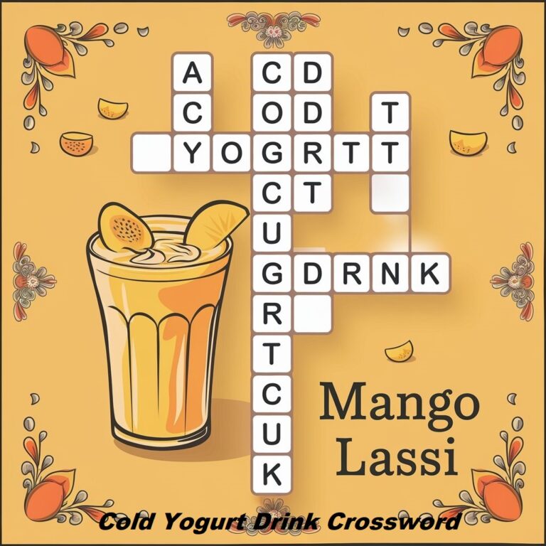 Cold Yogurt Drink Crossword
