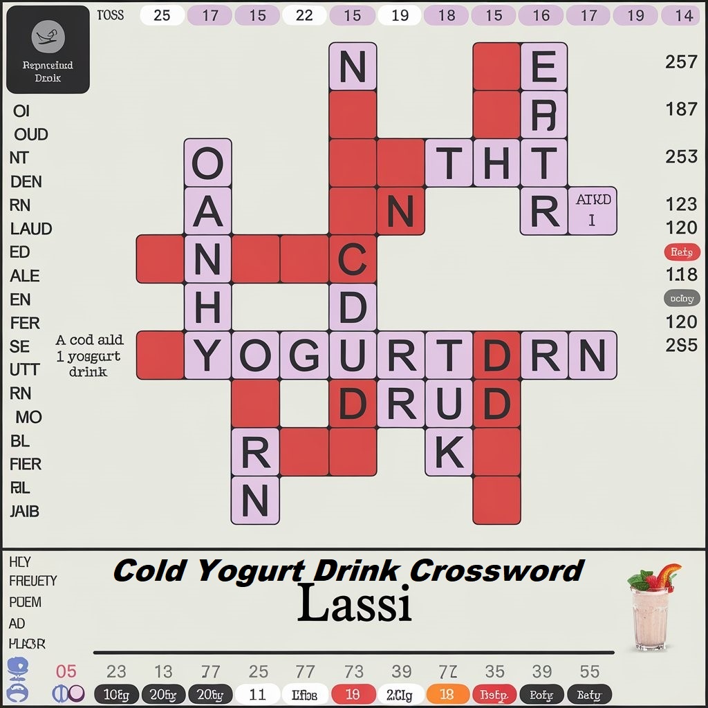 Cold Yogurt Drink Crossword: A Refreshing Clue to Solve!