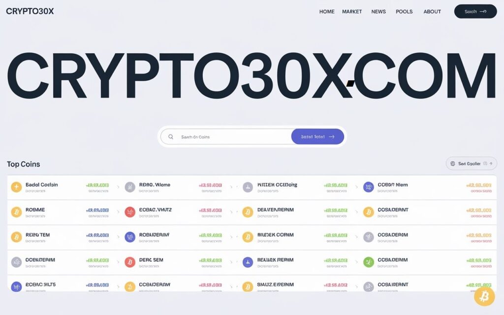 Crypto30x.com: Blockchain Game Changer